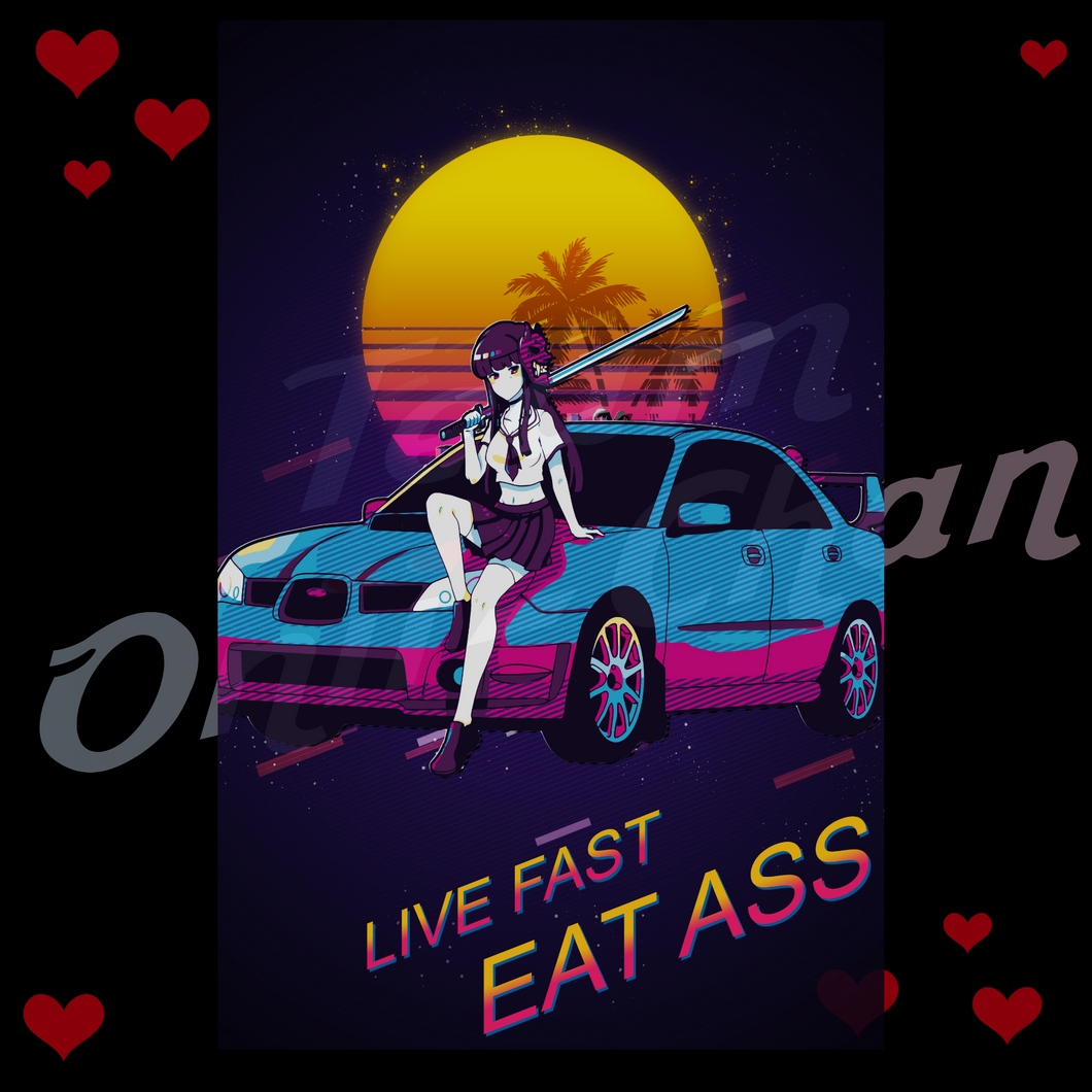 Live Fast Eat Ass WRX